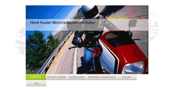 Desktop Screenshot of kuster-motorradtouren.de